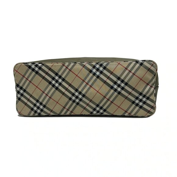 Burberry Blue Label - Dark Green Nylon Leather Shoulder Bag - Picture 4 of 8